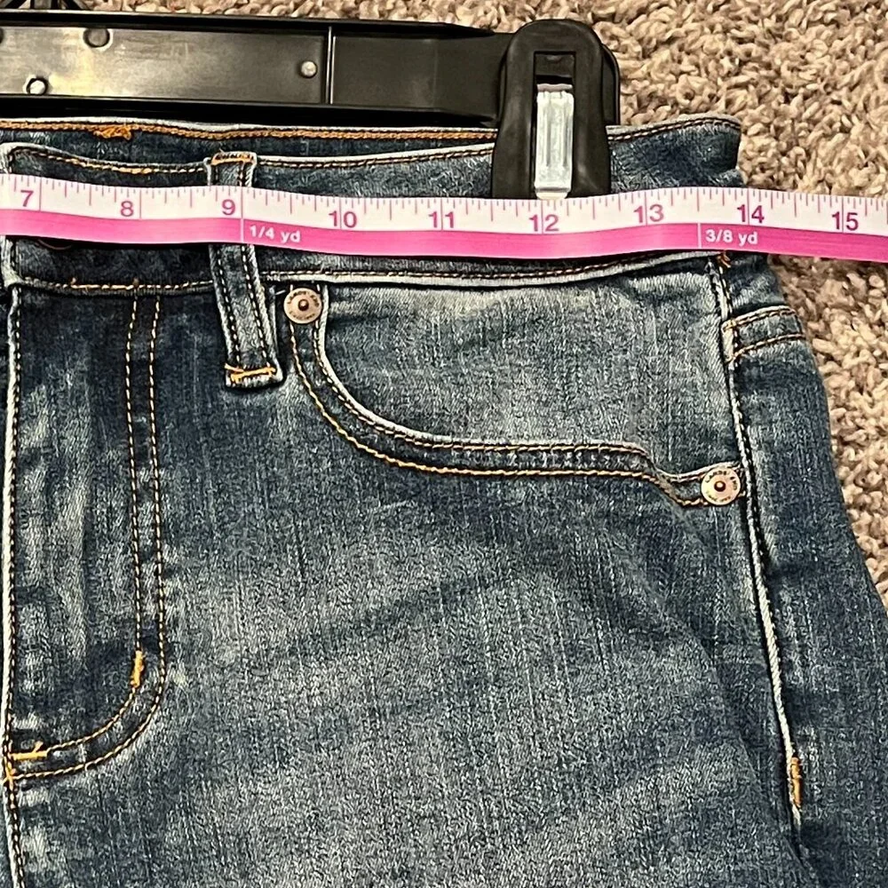 Lands End Womens Jeans Mid Rise Curvy Straight Leg Jean US 4 - Picture 4 of 7